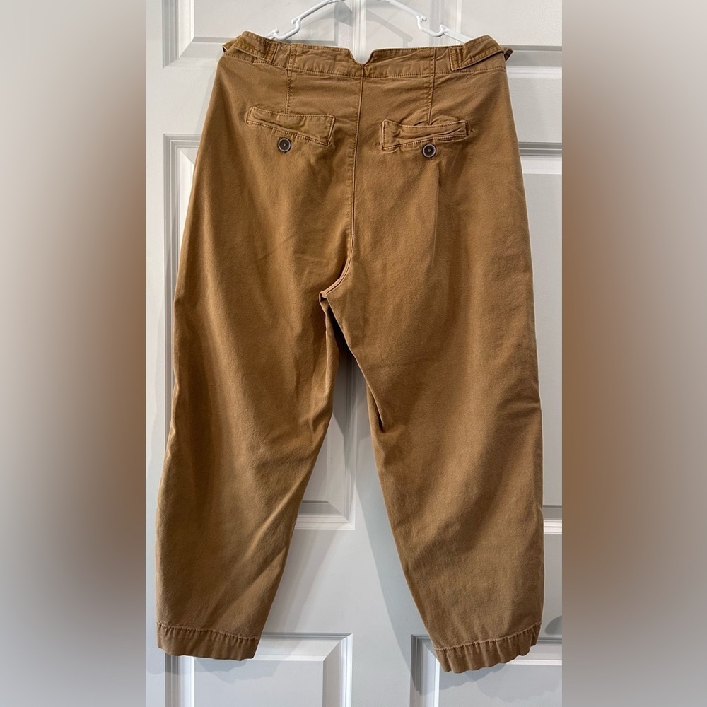 Anthropologie Paper Boy Utility Pants With Hidden Button Fly Size 29 Boho Casual - Picture 2 of 9
